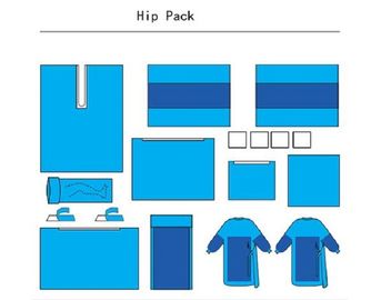 Viscose Bi - Lamination Sterile Hip Procedure Pack For Hip Replacements Surgery