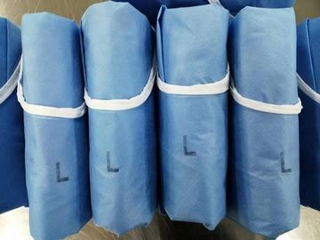 High Performance Disposable Operating Gowns , AAMI Level 4 Surgical Gowns